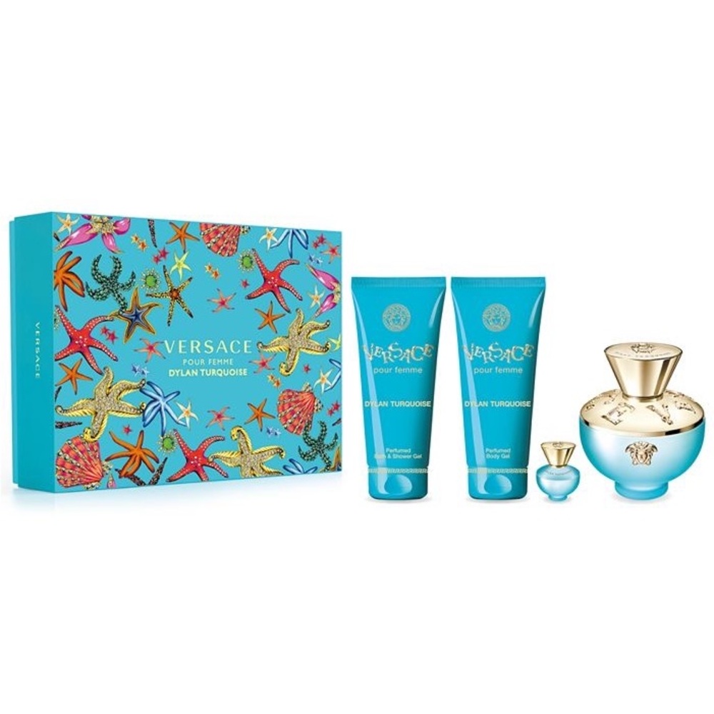 VERSACE 4-Pc. Dylan Turquoise Gift Set